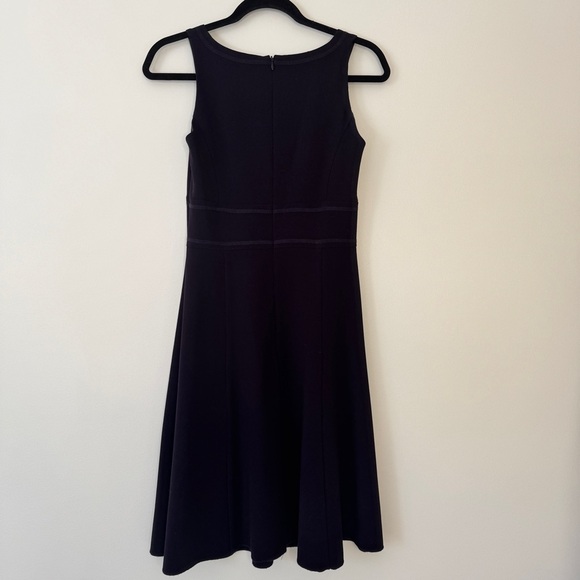 Tobias Suit Midi Dress Blazer Button Jacket Set of 2 Navy Blue Formal Wear Sz 4 - Picture 5 of 16